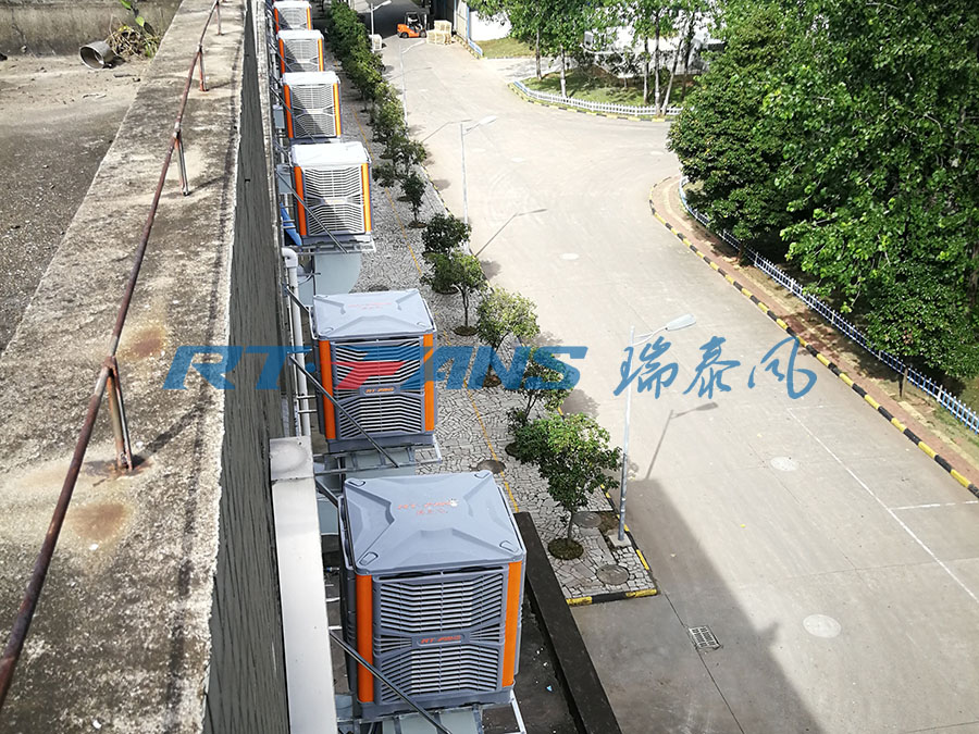 車間降溫方案-江西工業(yè)冷風(fēng)機(jī)-環(huán)?？照{(diào)
