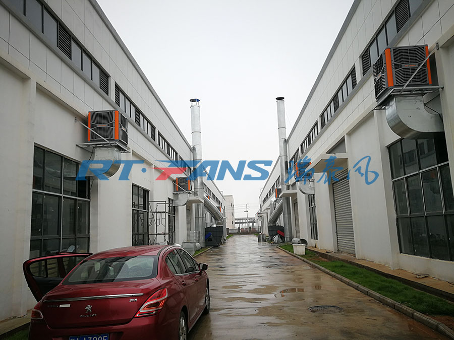 車間降溫方案,江西工業(yè)冷風(fēng)機(jī),環(huán)保空調(diào)